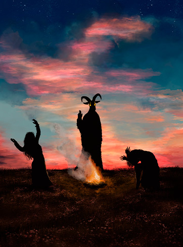 Digital artwork for “Dancing With The Devil”